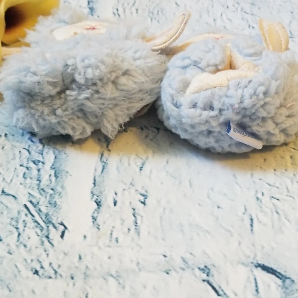 Snoozies Sheep Face Baby Slippers